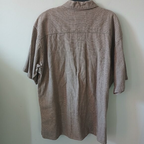 Woolrich Men's Short Sleeve Button Down Size XL 100%Cotton - Picture 9 of 13